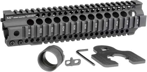 Midwest Industries MI-CRT10 AR-15 10" Free Float Handguard Matte Black - View 4
