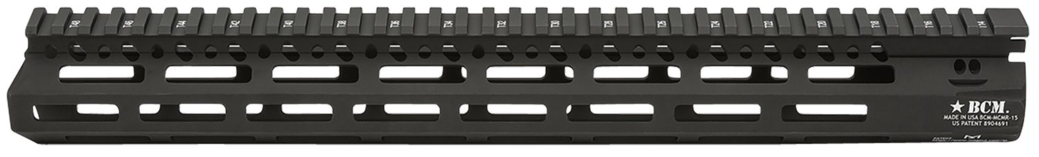 BCM MCMR15556BLK 15" M-LOK Free-Float Handguard, Black Anodized Aluminum