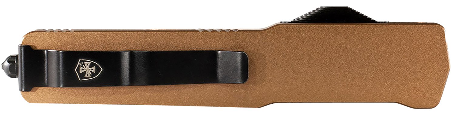 Templar MAAB321 OTF Knife 8.09" D2 Steel Blade Bronze Aluminum Handle