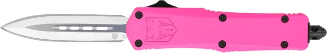 CobraTec Knives FS-3 Pink Automatic Knife 3.5 In Dagger Blade - CobraTec Knives