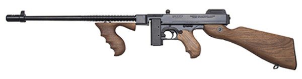 Thompson T110S 1927A-1 Deluxe Semi-Auto, .45 ACP, 16.5" Finned Barrel, Blued Finish, Walnut Stock, 10-Round Capacity, Right Hand