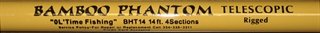 Blaze BHT14 Hicks Bamboo Phantom 4S 14' Telescopic Pole