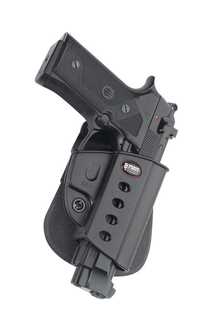 Fobus BRV Evolution OWB Paddle Holster Black Polymer for Beretta/Taurus - First Samco/Fobus