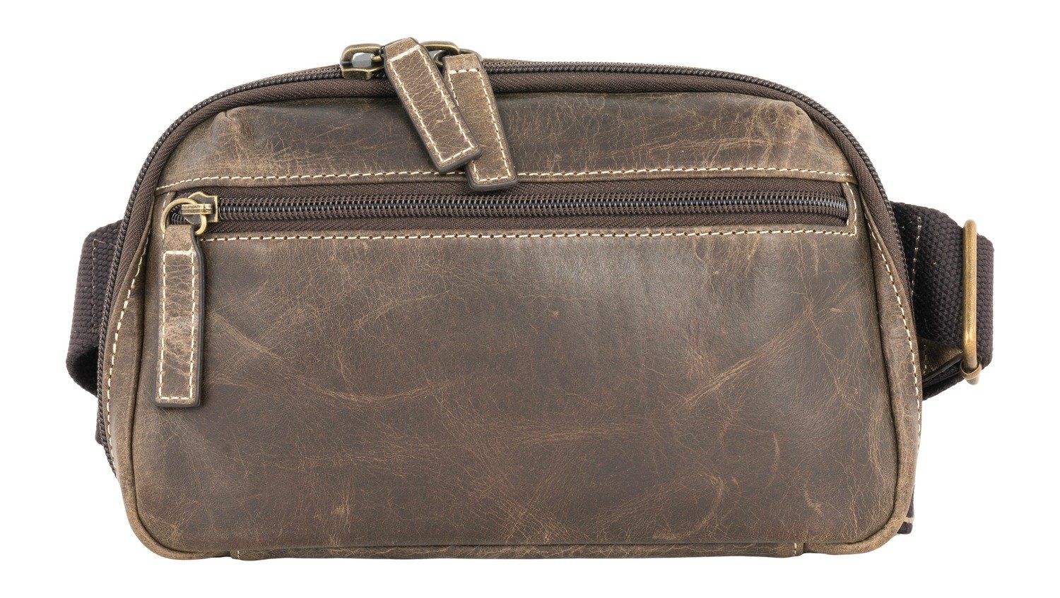 GTM GTM-CZY/117 BROWN WAITSPACK CROSSBODY-BUFF