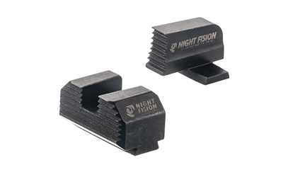 Night Fision Optics Ready Stealth Series Sights Black Front and Rear