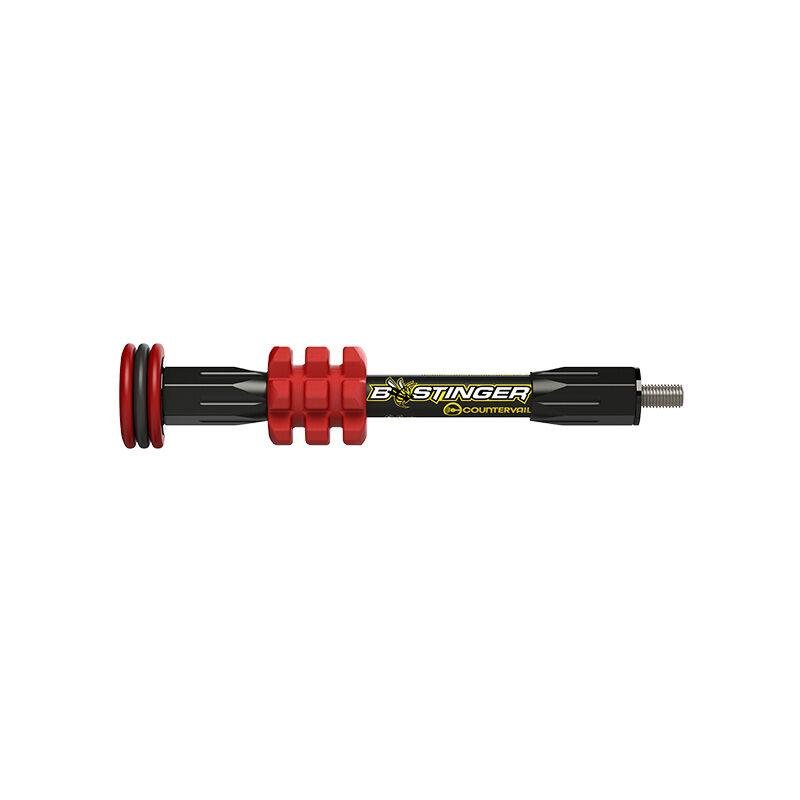 Bee Stinger MHX06RD MicroHex Stabilizer Red 6" Stainless Steel Stud - Bee Stinger