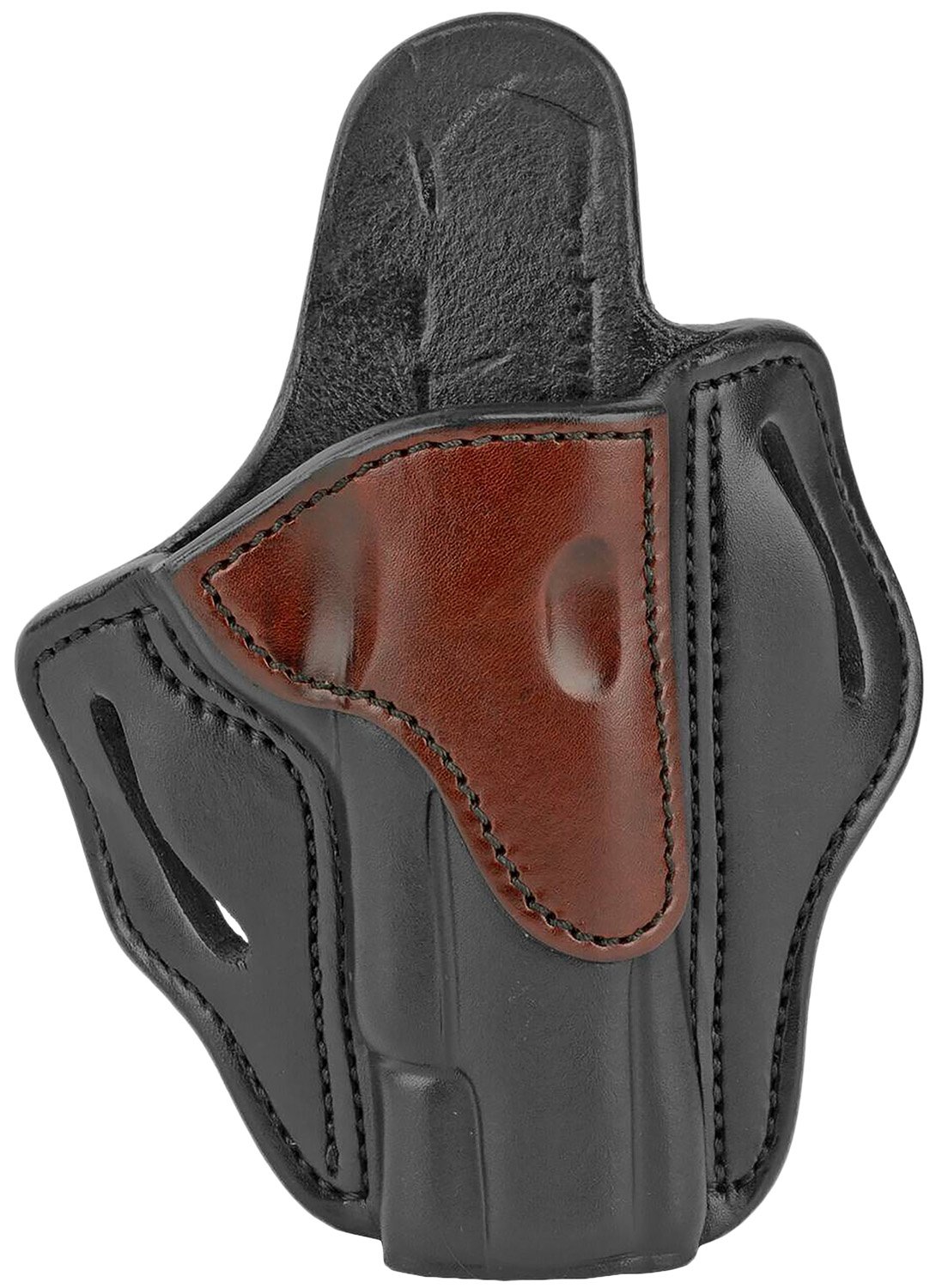 1791 Gunleather BH1-BLB-R Belt Holster, Brown/Black, RH, 1911 4" & 5" - 1791 Gunleather - BROWN/BLACK