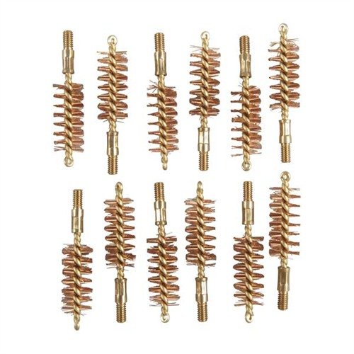 Sinclair INTERNATIONAL BRONZE PISTOL BRUSH 44/45 CALIBER 8-32M 12 PACK - Sinclair International