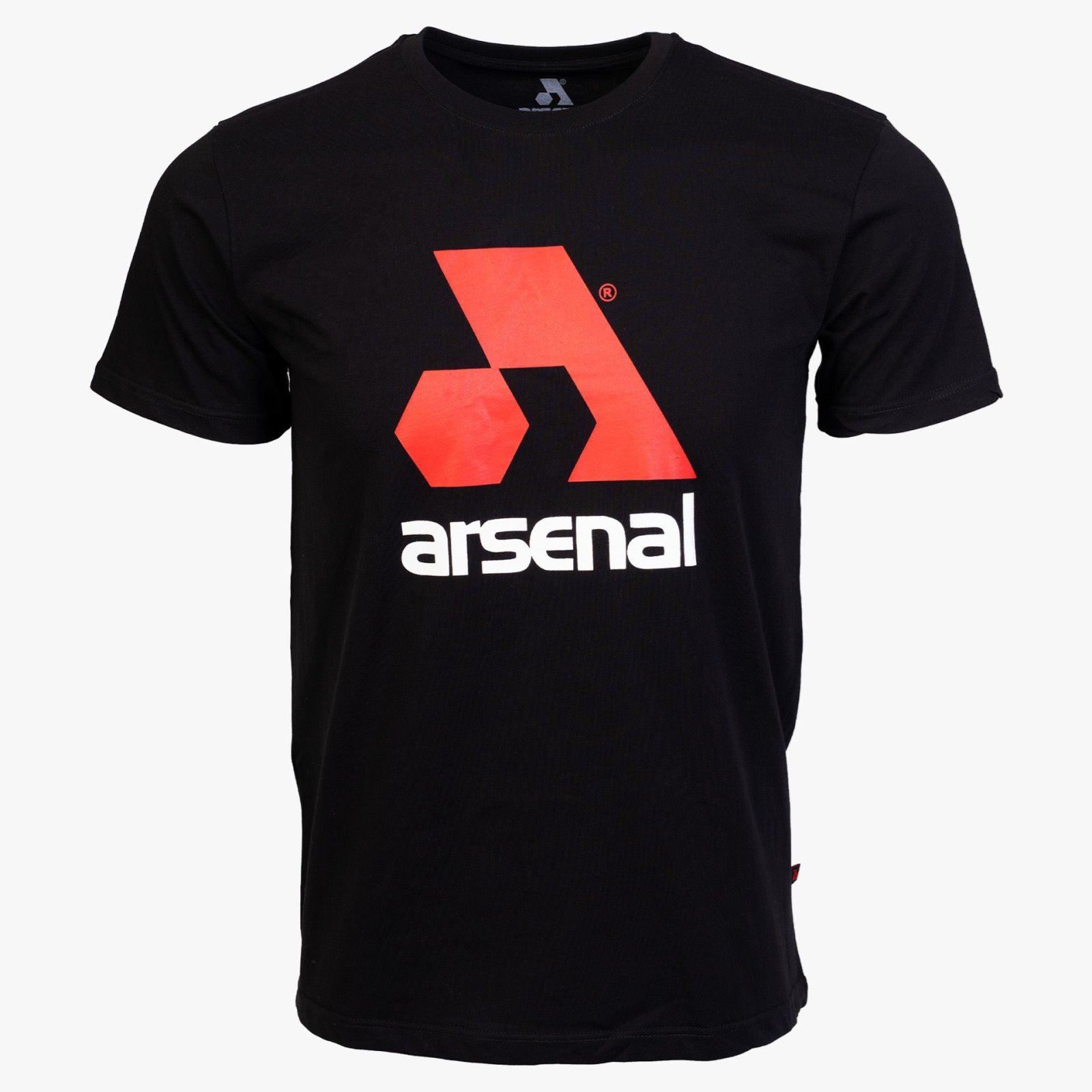 Arsenal Small Black Cotton Relaxed Fit Logo T-Shirt - Arsenal