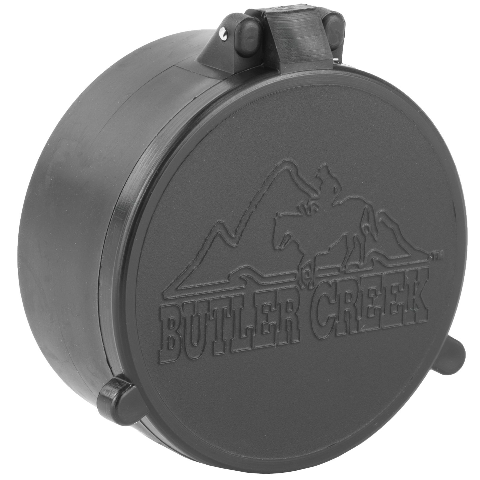 Butler Creek Flip-Open Scope Cover 30400 2.25" 57.2mm Black - Butler Creek - 57.20MM