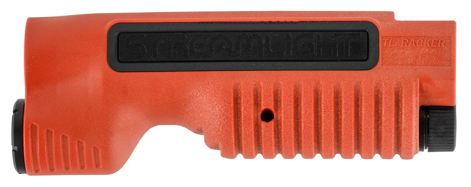 Streamlight TL-Racker Shotgun Forend Light Mossberg 500/590 Shockwave 1000 Lumens White 283 Meters Orange Nylon - Streamlight - 1,000 LUMENS
