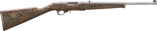 Ruger 32038 10/22 Carbine 22 LR 18.5" Satin Stainless Rifle - View 4