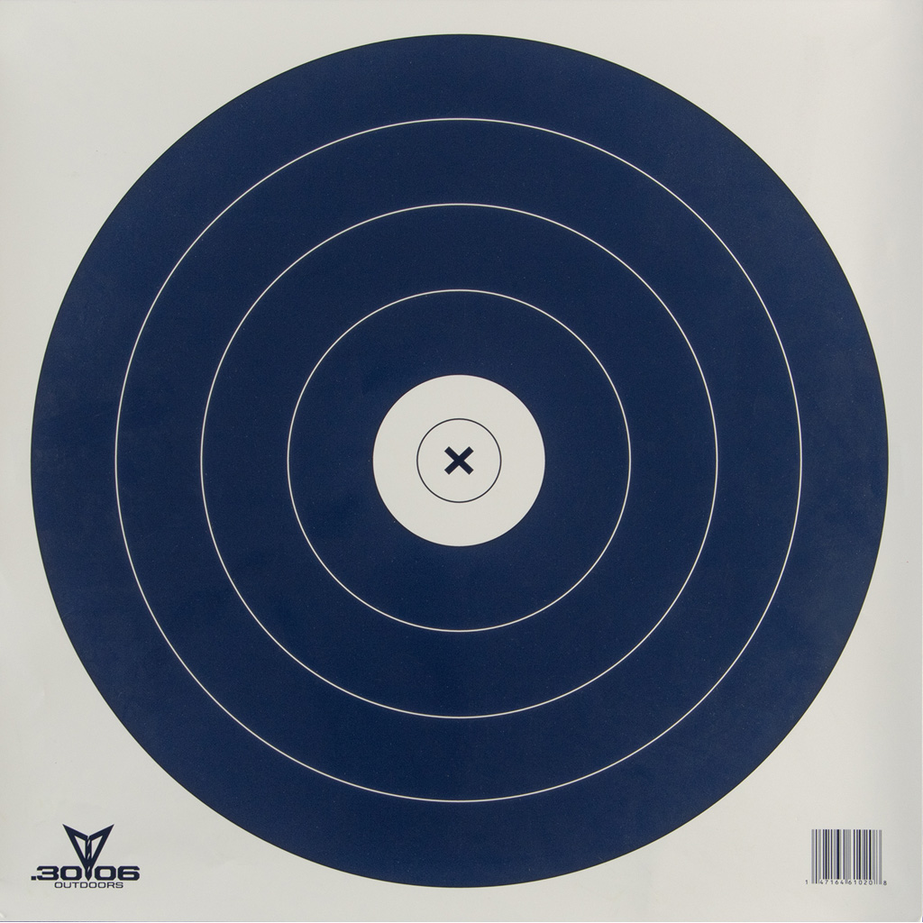 30-06 TARSS-100 Paper Targets 40cm Single Spot 100 Pack