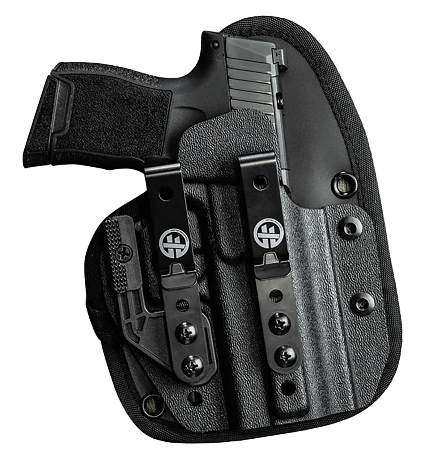 ADAPTIVE TACTICAL HT01005L OMNICARRY HOFTAC Holster IWB Black Belt Clip Mount Right Hand - Adaptive Tactical - BLACK