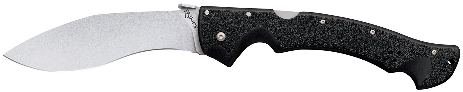 Cold Steel CS-62JL Rajah II 6" Folding Plain Stone Washed Japanese...