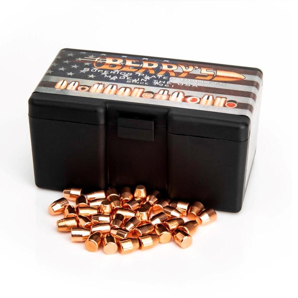 Berry's Preferred Plated Pistol Bullets 9mm .356 124gr FP 1000/ct - Berry's Mfg - 9MM
