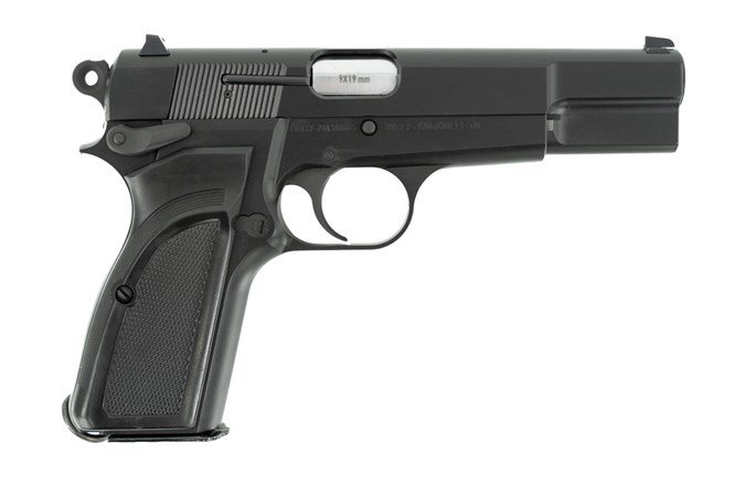Inglis L9A1 Hi-Power 9MM 4.7 in Barrel Black Chromate 15 Round Capacity - MAC - 9mm