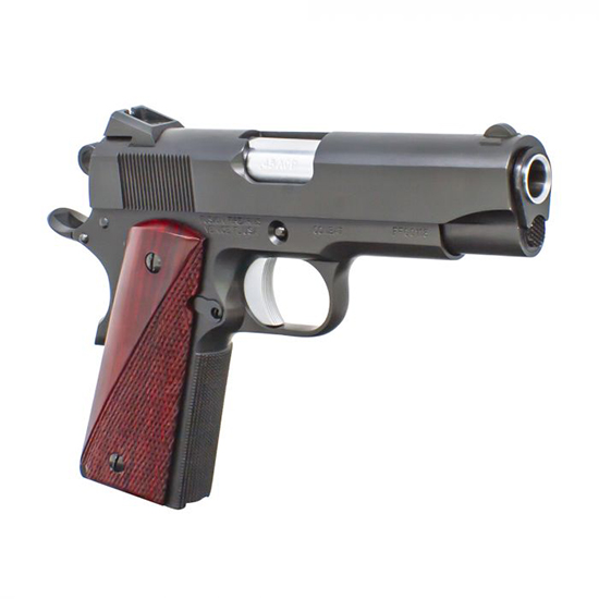Fusion 1911COMBAT9 9mm Pistol 4.25" Black, Cocobolo Grips, 8+1 Capacity
