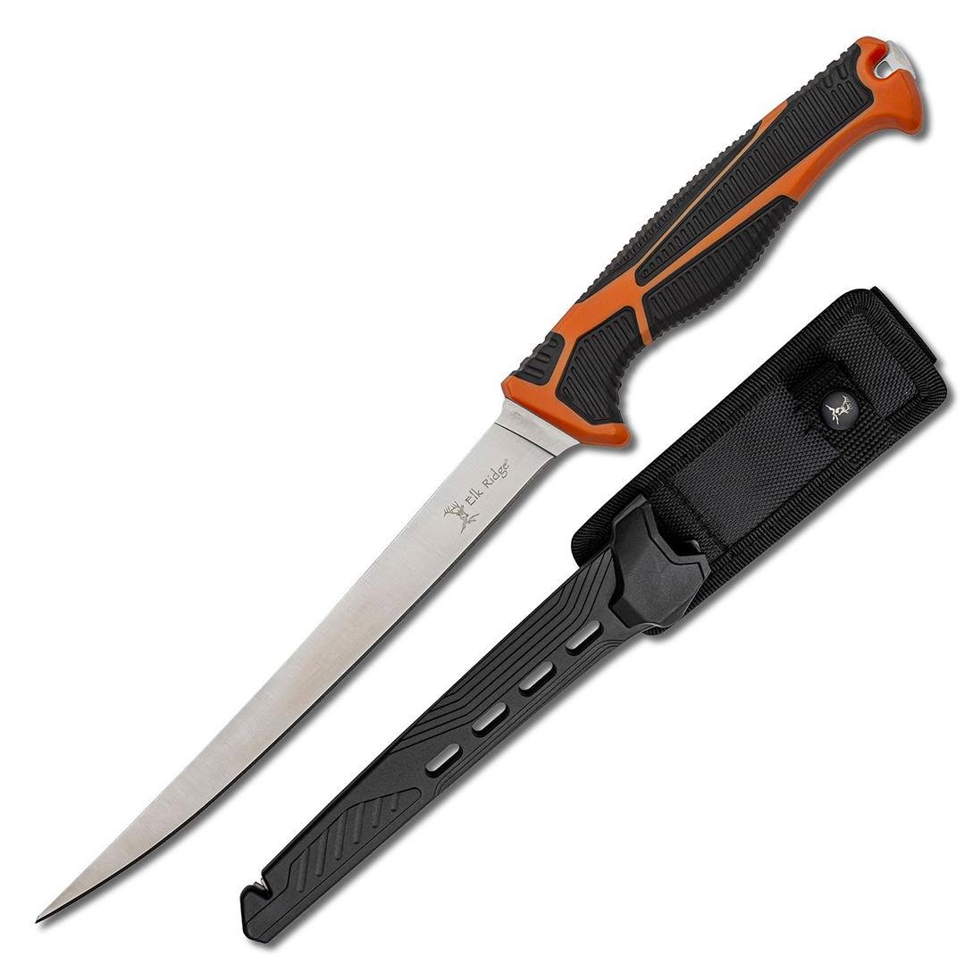Master Cutlery ERTKFIX002 Elk Ridge Trek 7" Fillet Knife w/ Sheath