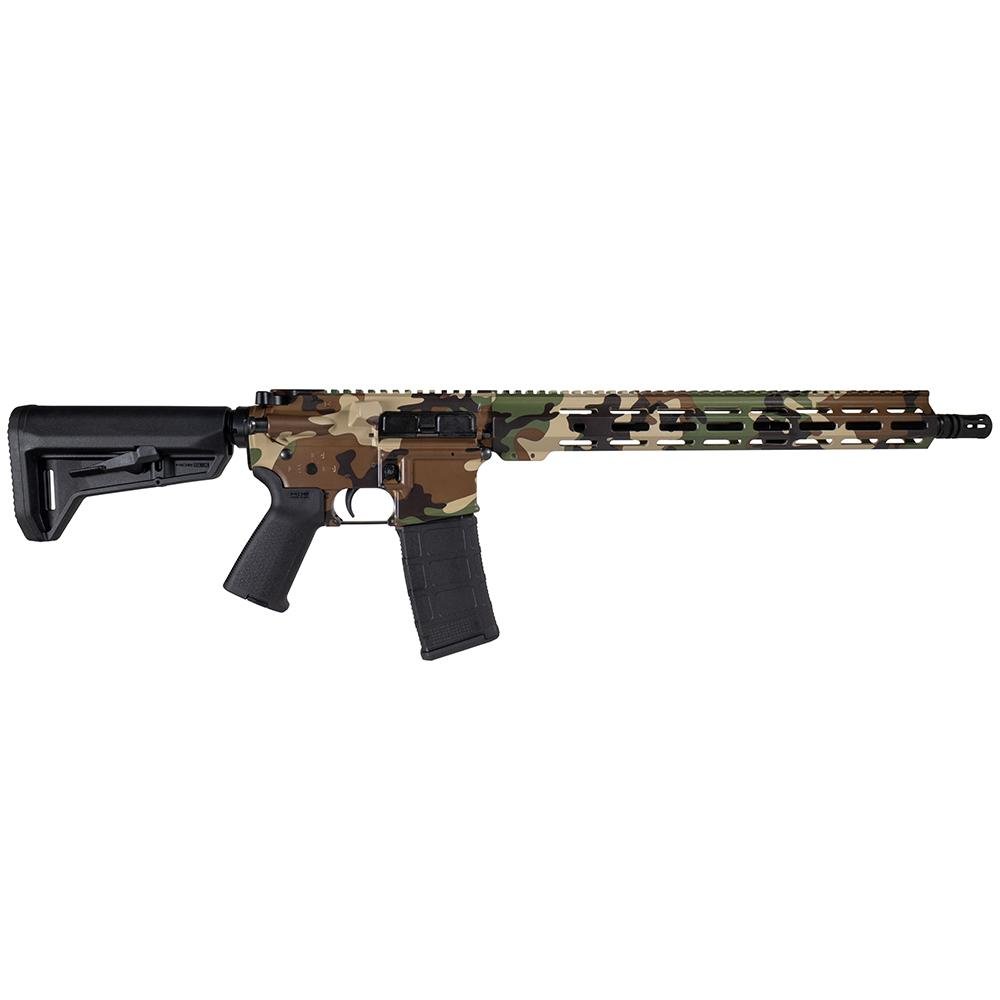 Shark Coast 300-257-1000-54 5.56 NATO 16" M81 Woodland Semi-Auto Rifle - Shark Coast Tactical - 5.56x45mm NATO
