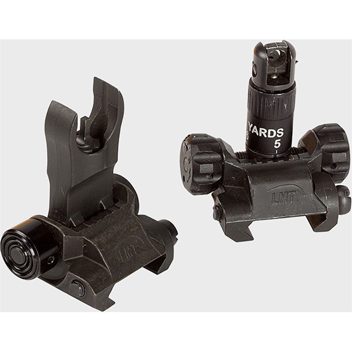 LMT Defense L8BUIS308 AR-308 Imperial BUIS Sight Set Black MWS