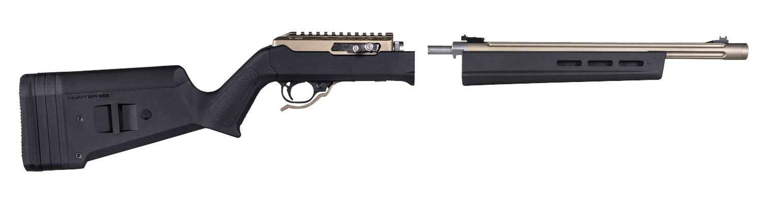 Magpul MAG760-BLK Hunter X-22 Stock Black Synthetic for Ruger 10/22