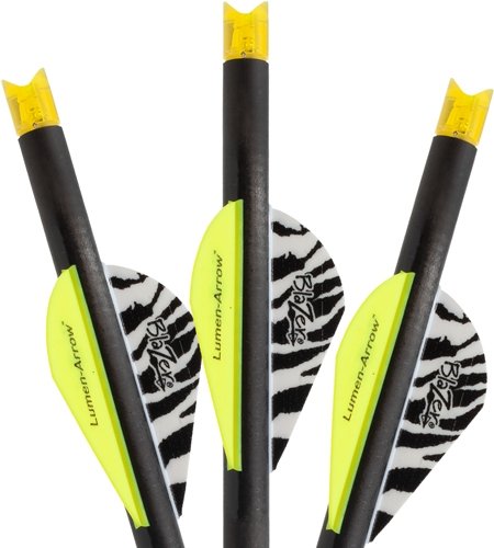Lumenok BECC3 20" Carbon HD XBow Arrow Orange Crescent Nock 3-Pack