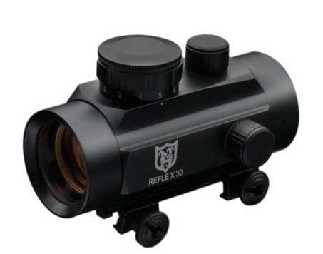 Nikko Stirling NRD30IM 30mm Red Dot Sight - Weaver Mount, 4 MOA, Matte Black