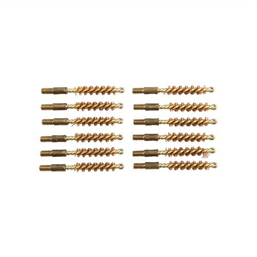 Sinclair INTERNATIONAL BRONZE PISTOL BRUSH 22 CALIBER 8-32M 12 PACK
