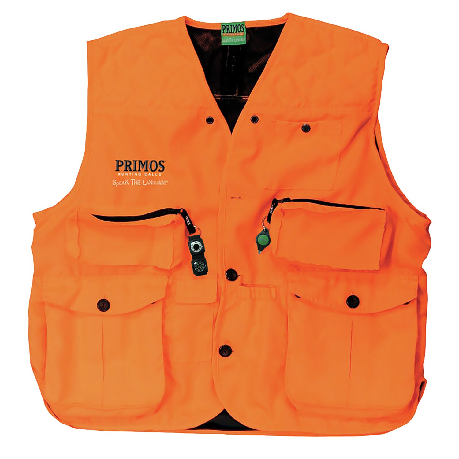 Primos 65704 Gunhunter Vest Blaze Orange 2XL Waterproof Design - Primary Arms