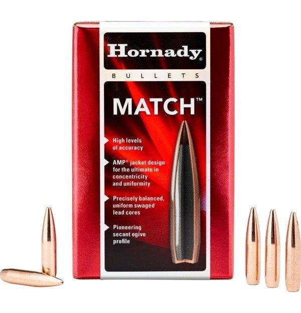 Hornady 305016 Match 30 Cal 168gr HPBT Bullets 250/Box - Hornady Manufacturing Company - 30 CALIBER