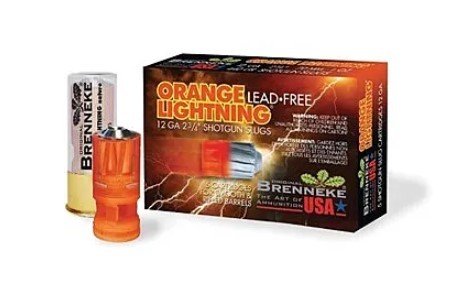 Brenneke SL-122OLN 12GA 2 3/4" 2/3 OZ Slugs 1640 FPS 5RD Box - Brenneke