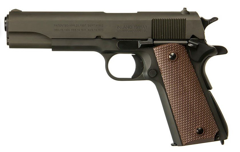 Inland MFG ILM1911 1911 A1 Government .45 ACP 5 in Parkerized 7rd SA - Inland - 45 ACP