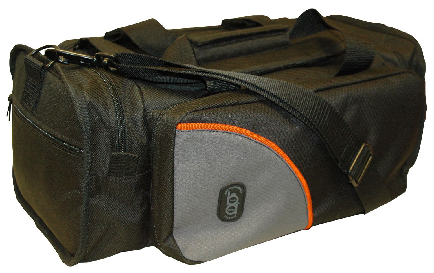 Bob Allen BA450 Club Range Bag Black Ripstop Nylon Holds 2 Handguns