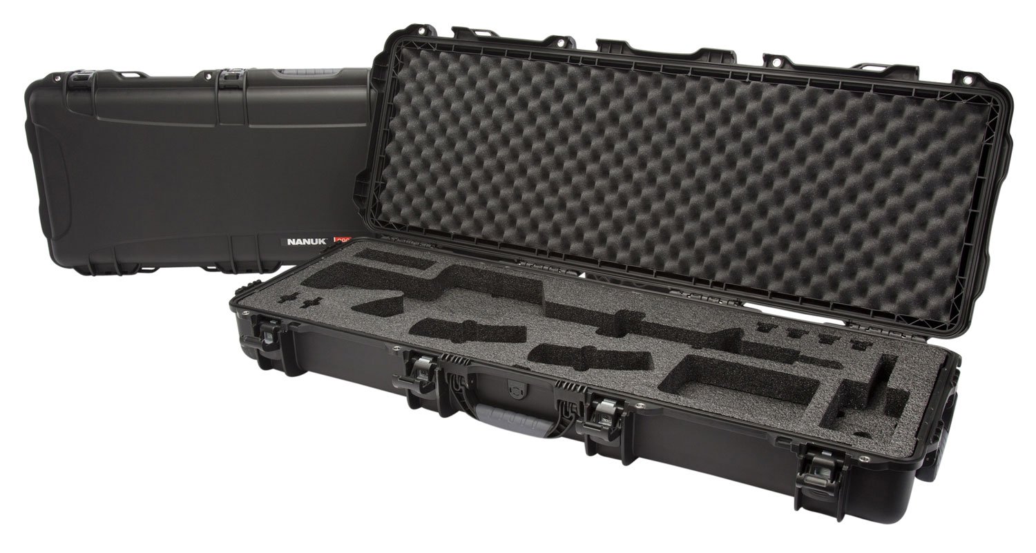 Nanuk 990AR01 Black Polymer Case w/ Foam, Lockable Latches & Wheels - Nanuk - BLACK