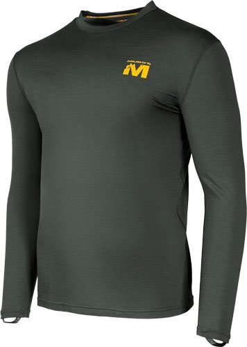 MUDDY DV8 STONEWOOL 200 LONG SLEEVE CREW PEAT MOSS