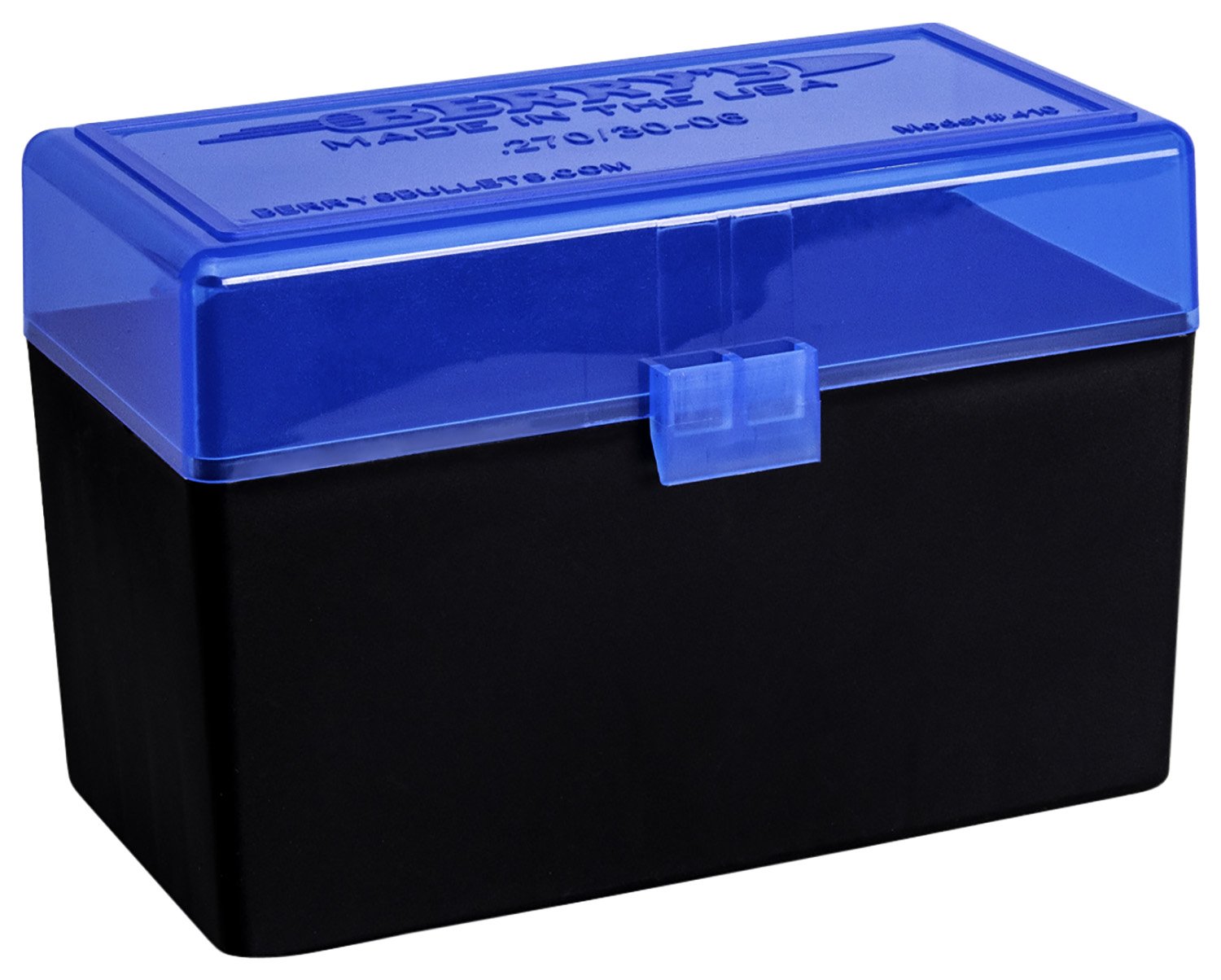 Berry's Ammo Box #410 - .270 cal/.30-06 Sprg. 50/rd Blue/Black - Berry's Mfg - AMMO BOX