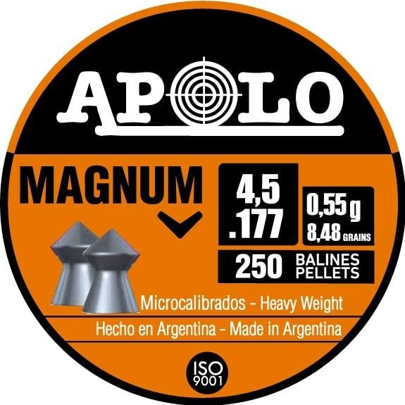 Hatsan Apolo Magnum Air Rifle Pellets 177 Cal 8.48 gr 250/ct - Hatsan - .177
