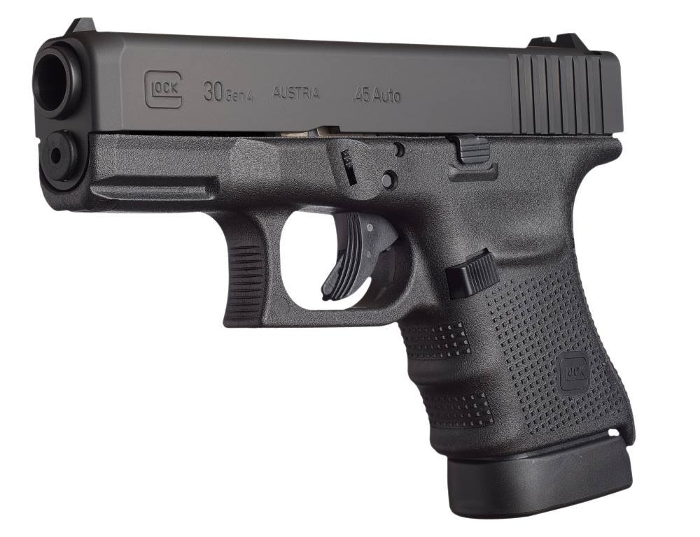 Glock G30 Gen4 Subcompact 45 ACP 3.78" Barrel 10+1 Black Frame & Slide
