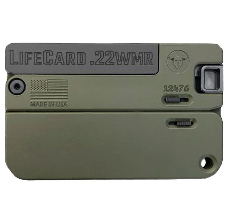 Trailblazer LIFECARD Pistol .22WMR Single Shot Olive Drab Green Finish