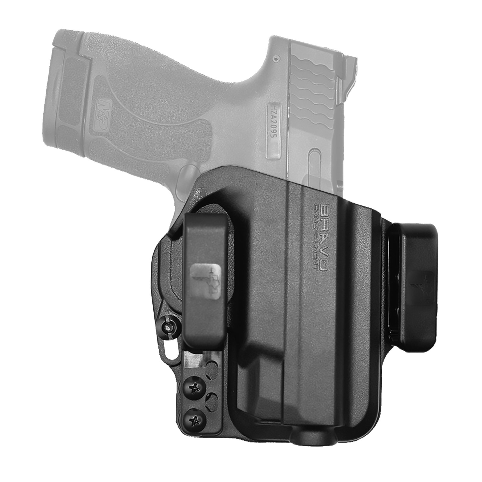 Bravo Concealment Torsion IWB Holster S&W M&P Shield 9/40 Right Hand Black - Bravo Company Manufacturing