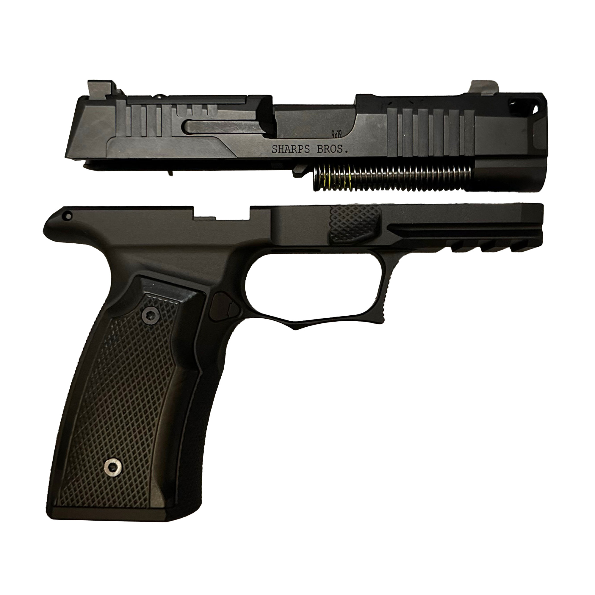 Sharps Bros SBGM16 Echelon Grip Module Black Anodized 7075 Aluminum...