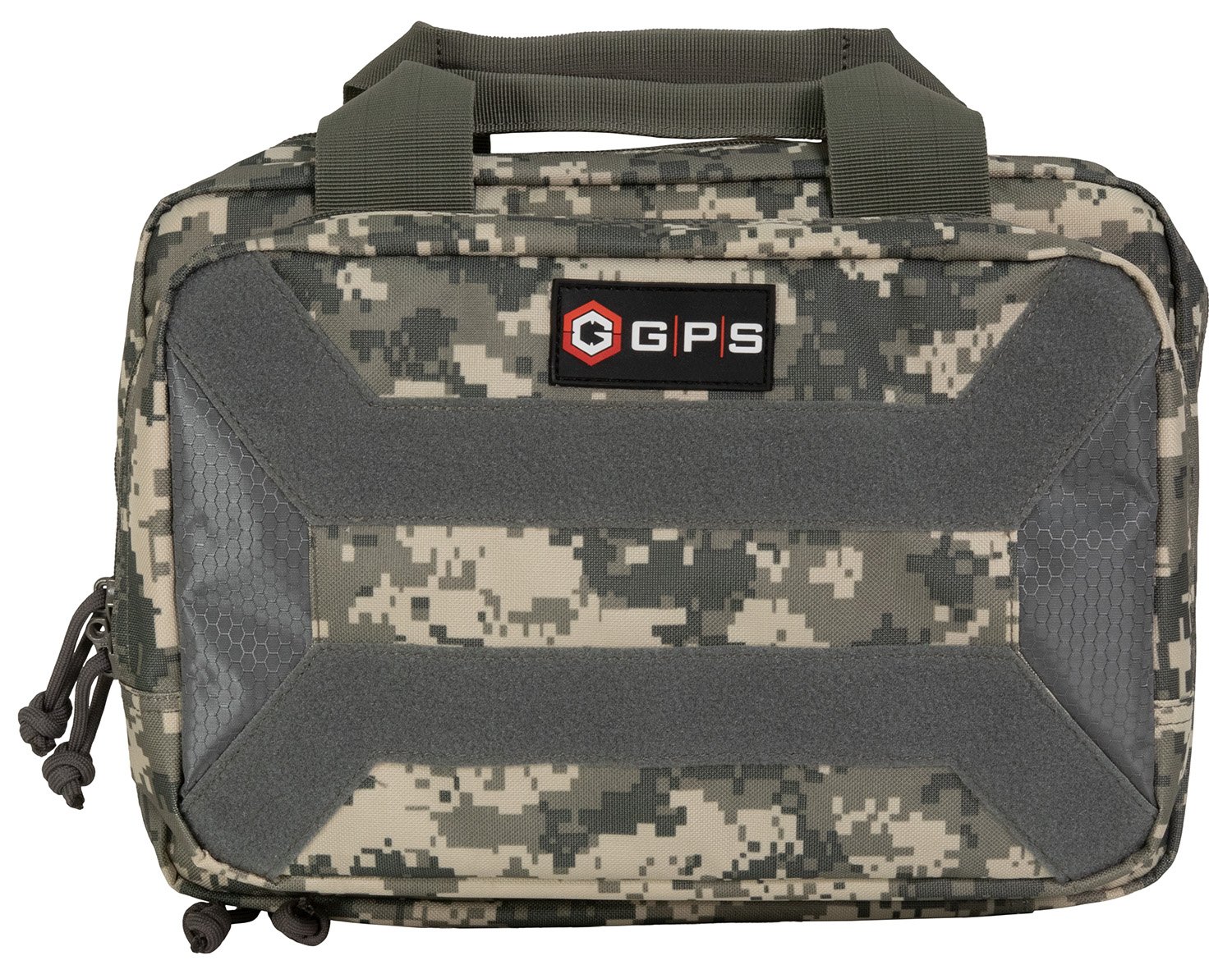 GPS Bags PC15ACU Pistol Case Gray Digital 600D Polyester Holds 1 Handgun - GPS