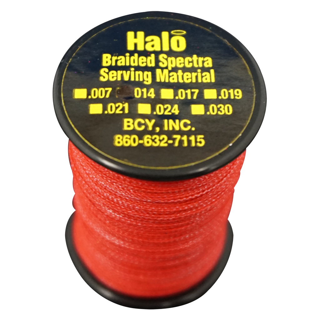 BCY Halo Serving Red .014 120 yds. Braided Spectra Material