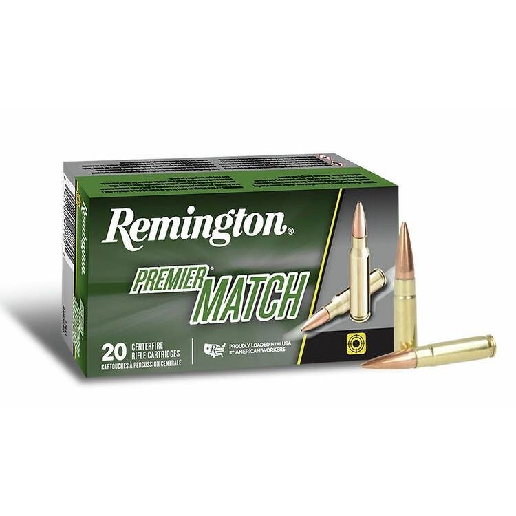 Remington Premier 300 AAC Blackout, 125 Grain, Match King OTM, 20 Rounds per Box