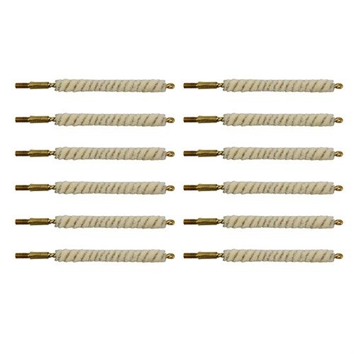 Brownells Wool Bore Mop 17 Caliber 12 Pack