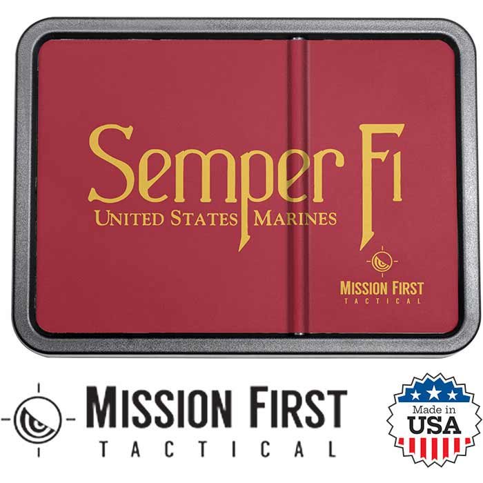 Buy Mission First Tactical Semper Fi Red Dump Tray EDC-USMC-9 online