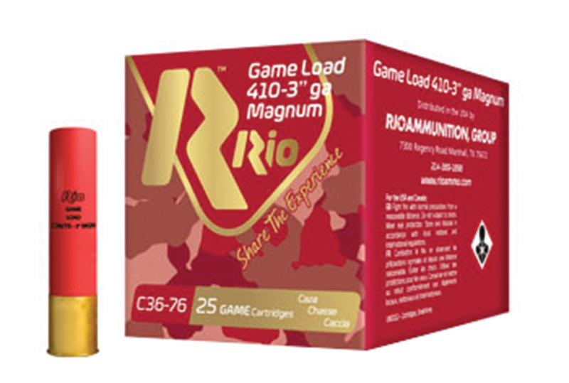 Rio Ammunition RCHV368 410 Gauge 3" 11/16oz #8 Shot 250 Rounds
