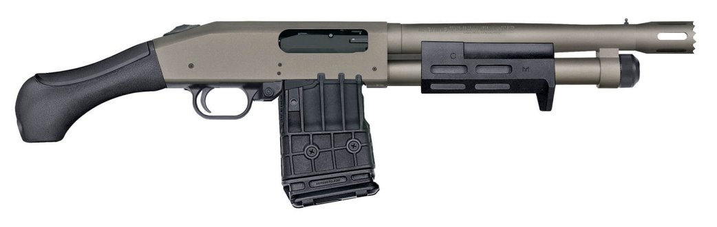 Mossberg 50223 590M Breacher 12 Ga 11.5" Tungsten Cerakote Shotgun