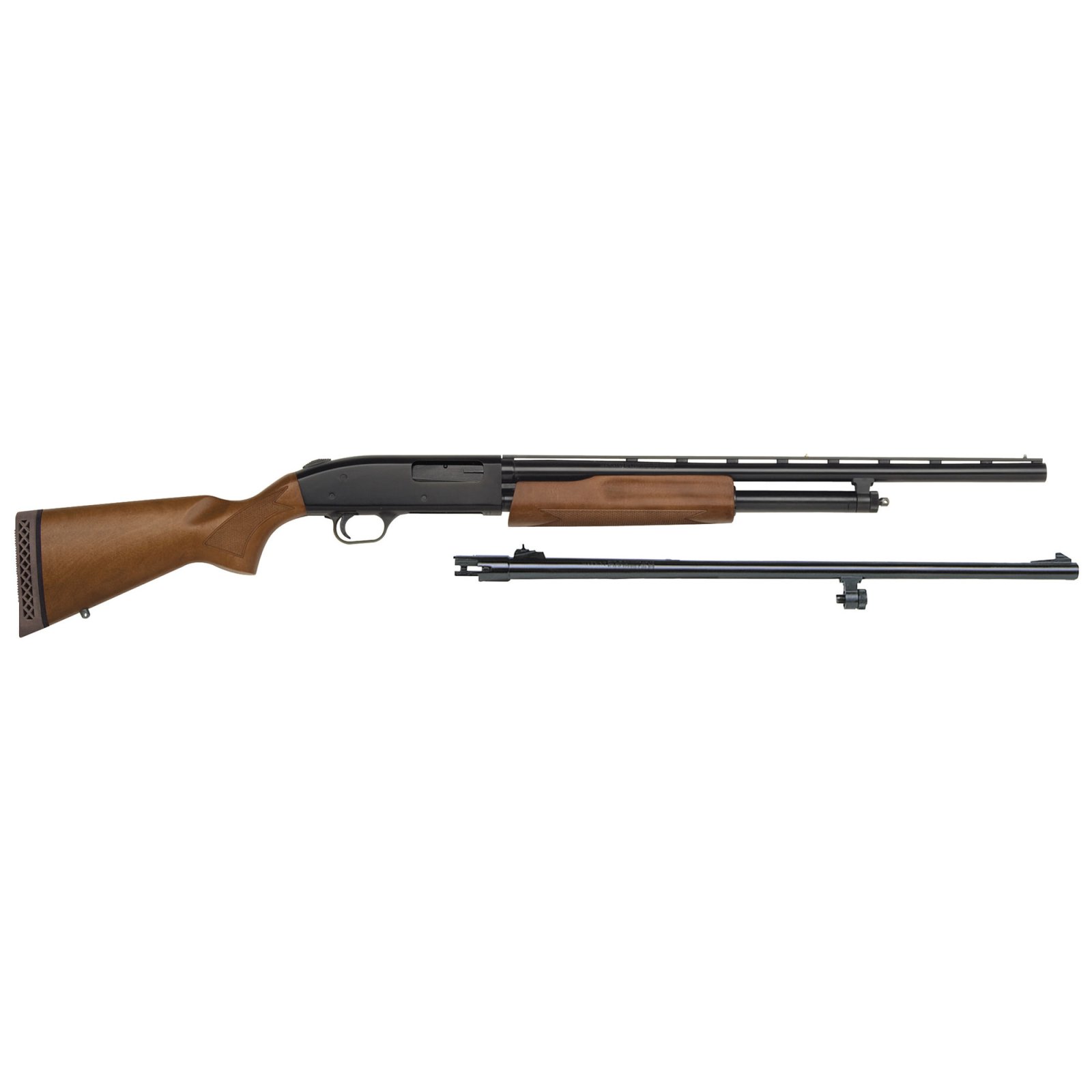 Mossberg 54188 500 Bantam Combo Youth 20 Gauge Pump 3" 5+1 Blued 22" - Mossberg - 20 Gauge